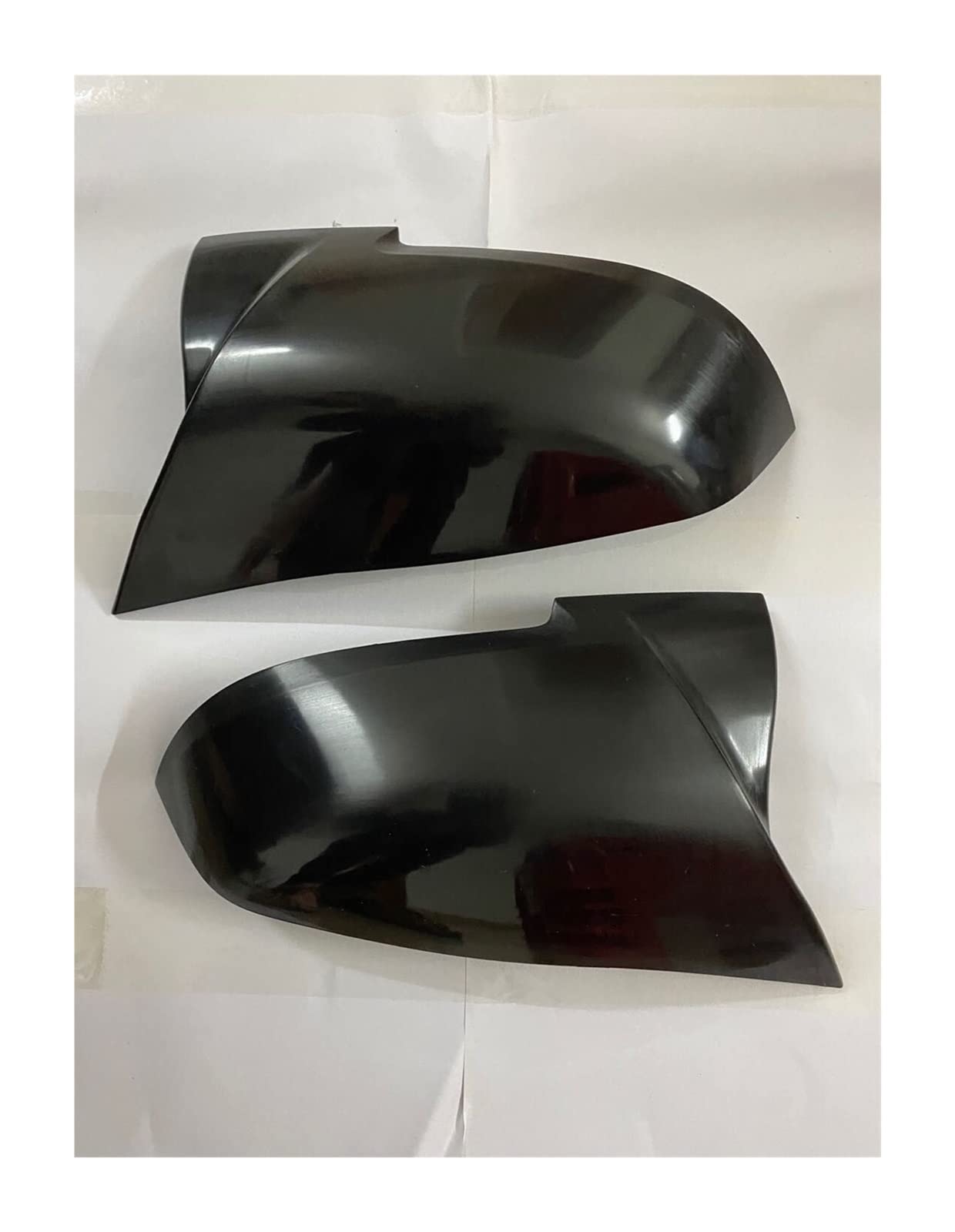Seitenspiegel Abdeckkappen Seitenspiegelabdeckung F20 F21 F22 F23 F30 F32 F36 X1 E84 F87 M2 Carbon Style Autozubehör Für 1 2 3 4 XM-Serie Rückansicht Außenspiegelkappe(Schwarz) von SGHFUVE