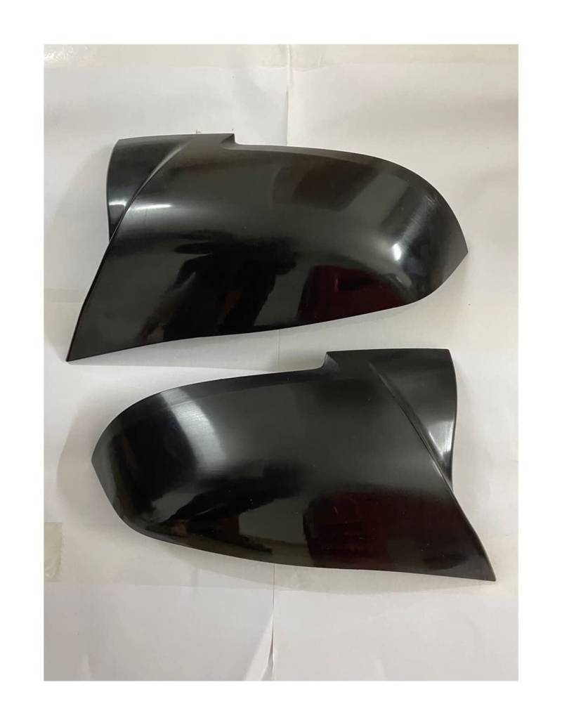 Seitenspiegel Abdeckkappen Seitenspiegelabdeckung F20 F21 F22 F23 F30 F32 F36 X1 E84 F87 M2 Carbon Style Autozubehör Für 1 2 3 4 XM-Serie Rückansicht Außenspiegelkappe(Schwarz) von SGHFUVE