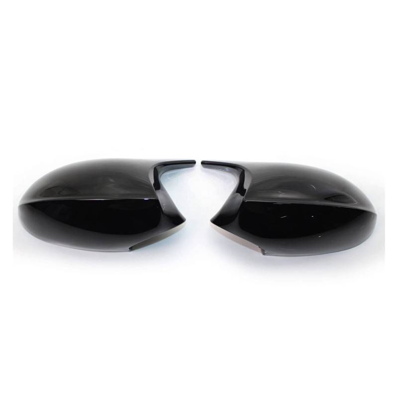 Seitenspiegel Abdeckkappen Seitenspiegelabdeckungen Kappe Für E90 E91 E92 E93 E81 E87 E82 E88 3 1 Serie Ersatz Rückspiegel Carbon Fiber Gloss Zubehör Außenspiegelkappe(Black A) von SGHFUVE