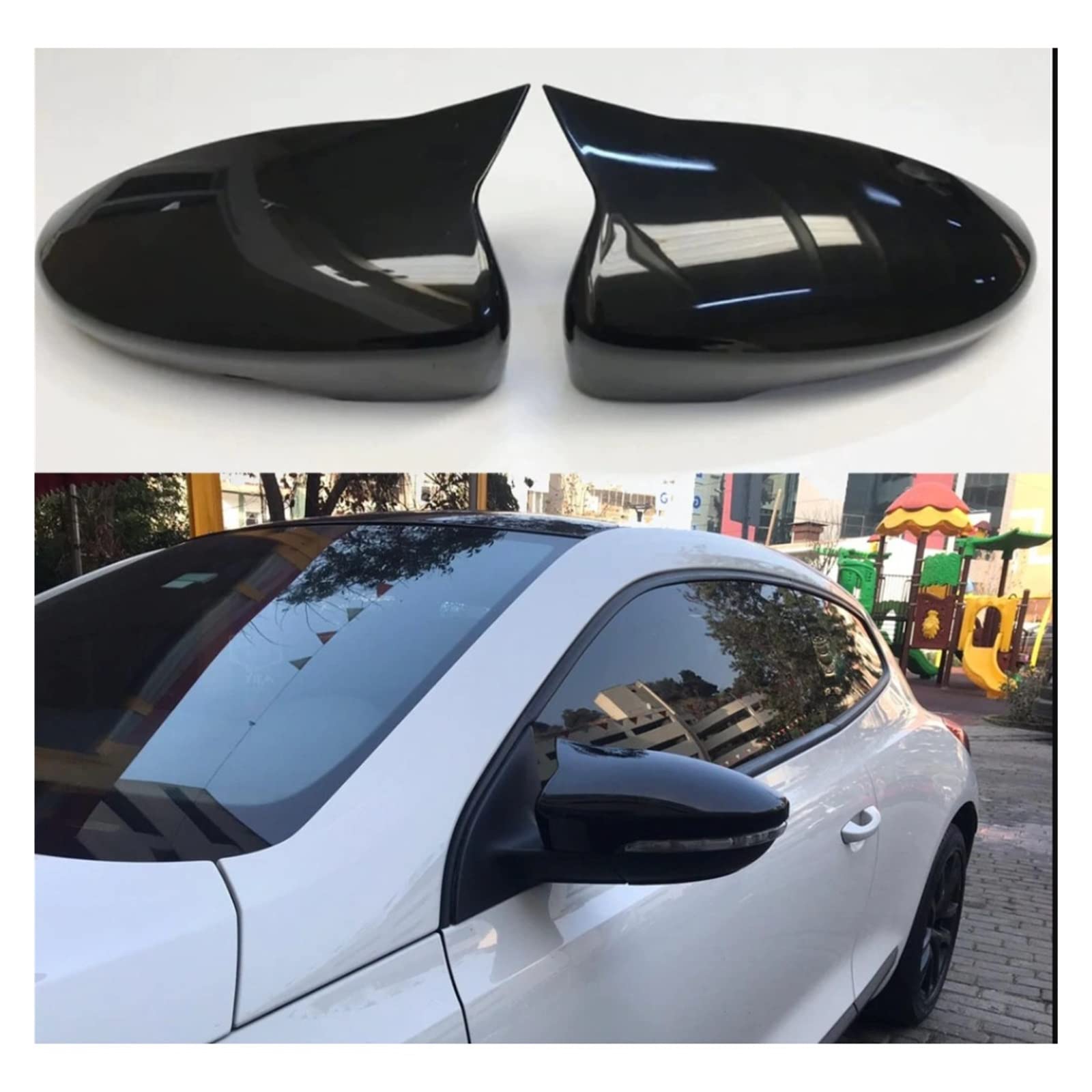 Seitenspiegel Abdeckkappen Seitenspiegelkappen Für VW Für Scirocco Außenspiegelabdeckungen Kappen Rückspiegelgehäuseabdeckung Glänzend Schwarz Autozubehör Außenspiegelkappe Seitenspiegel Abdeckkappen Seitenspiegelkappen Für VW Für Scirocco Außenspiegelabdeckungen Kappen Rückspiegelgehäuseabdeckung Glänzend Schwarz Autozubehör Außenspiegelkappe von SGHFUVE