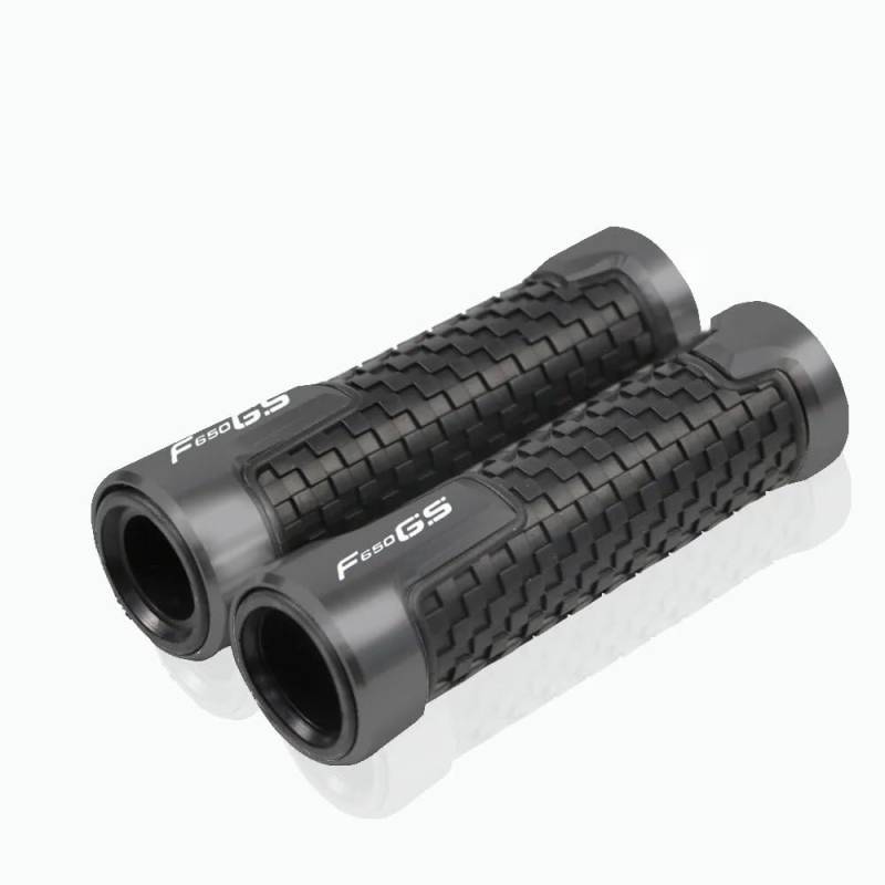 7/8" 22mm Motorrad Griffe rutschfest Gummi Lenkerg Für B&MW F650GS F650 GS F 650 GS Alle Jahre Universal Motorrad 7/8 "Lenkergriff Anti-Rutsch-Lenker Motorrad Handgriffe Ende(Black) von SGRYGSAEA