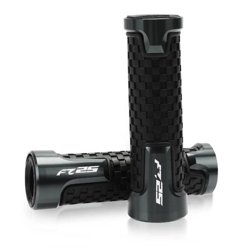 SGRYGSAEA 7/8" 22mm Motorrad Griffe rutschfest Gummi Lenkerg Für Y&AMAHA FZ 25 FZ-25 2017 2018 2019-2023 22mm Handgriffe Lenker 7/8 "Motorrad Griff Bar(Gray FZ25) von SGRYGSAEA