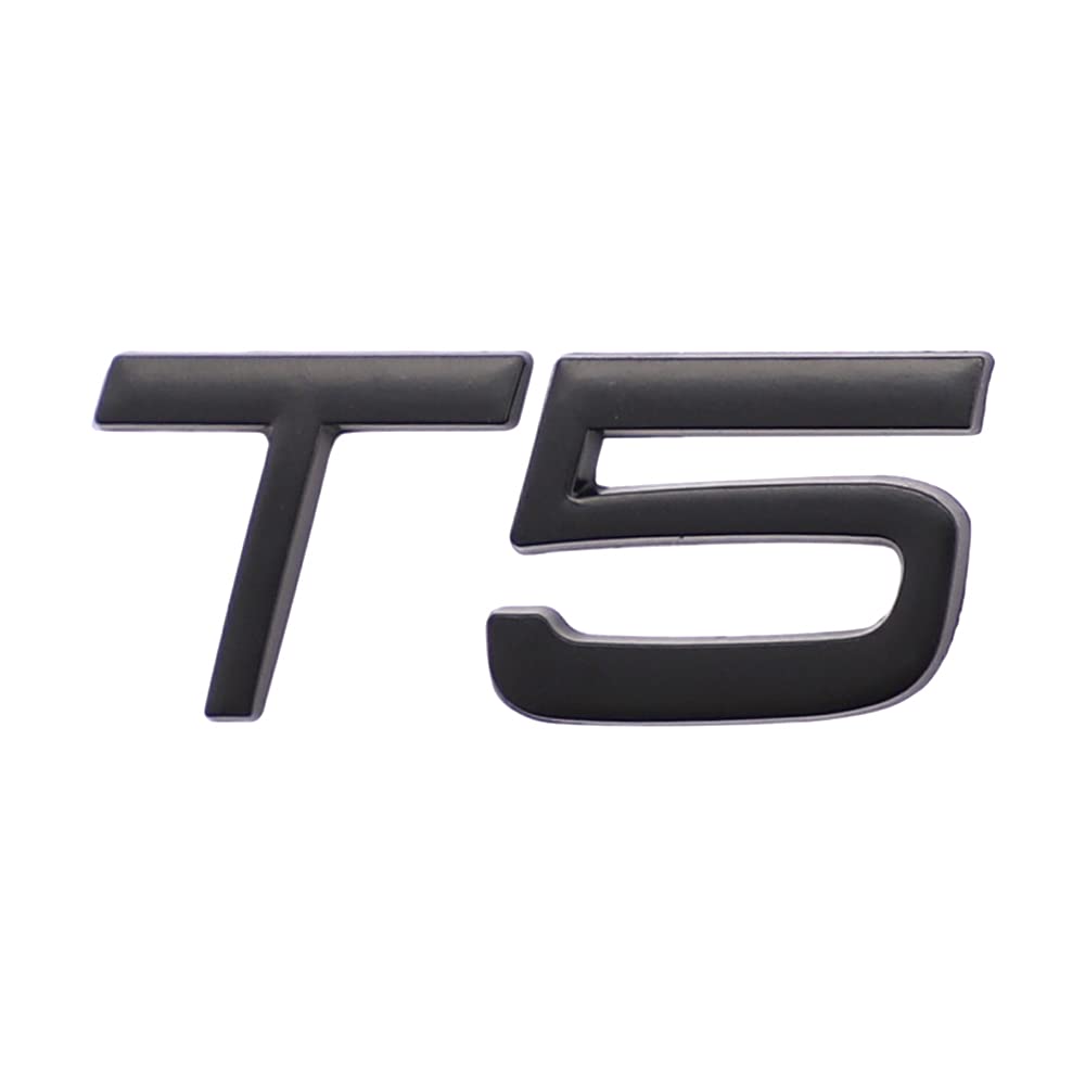 1 Stück T5 Edition Emblem Autoteile passend für alle Fahrzeugtüren Karosseriegepäck und andere Gegenstände (schwarz) von SGW