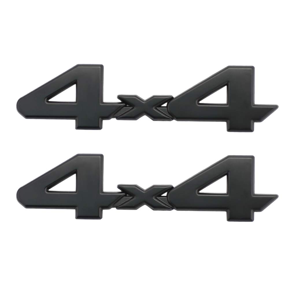 4 x 4 Embleme Aufkleber 3D Chrom Auto Tuning Aufkleber Liberty Namensschild Aufkleber Ersatz für SUV (schwarz) von SGW