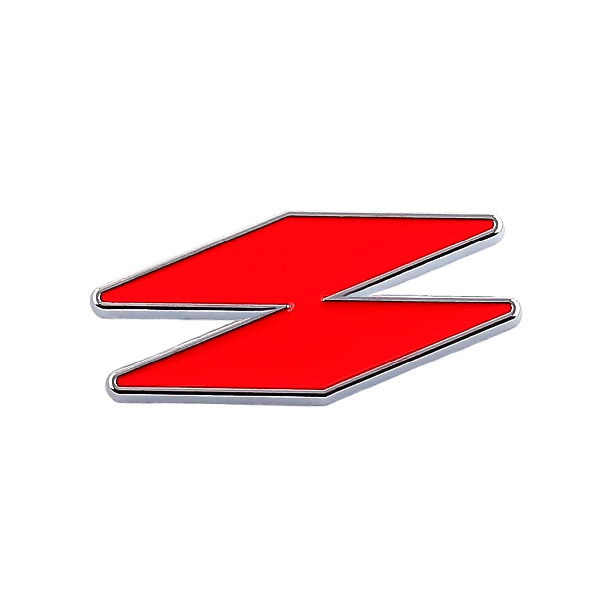 Diamant RS Emblem Auto Aufkleber RS Metall Aufkleber Karosserie Verkleidung Aufkleber Blattplatte Seitenetikett (Rot Silber) von SGW