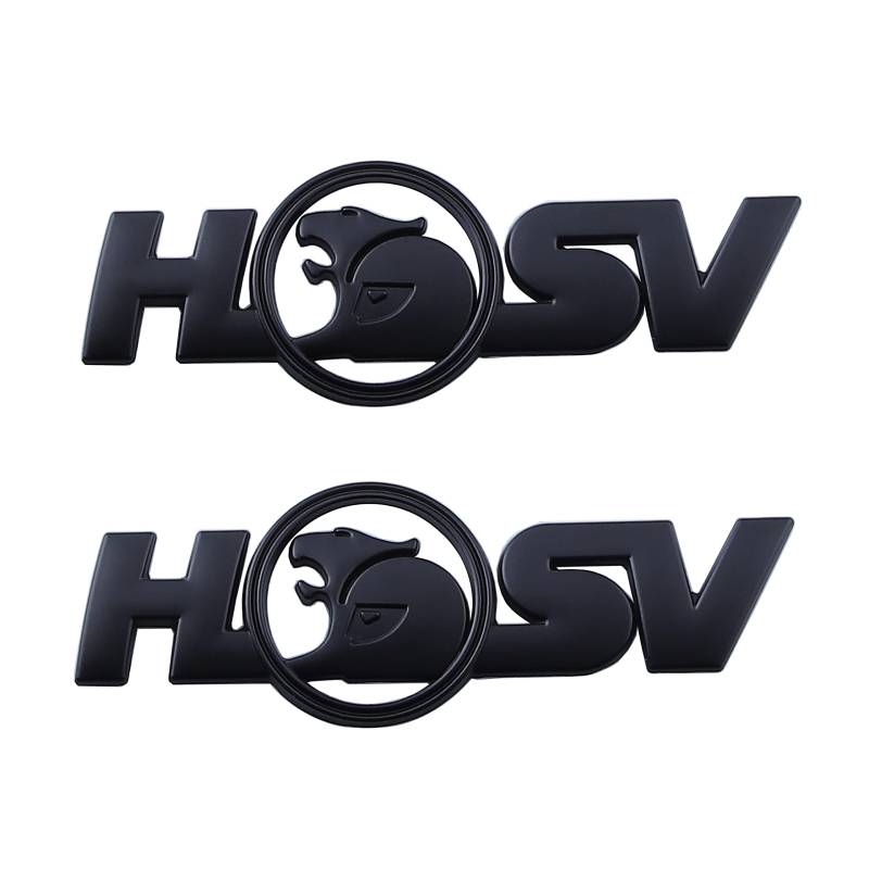 HSV Emblem Autoaufkleber Löwenlogo Auto Emblem für Tür Seitenkofferraum (schwarz) von SGW