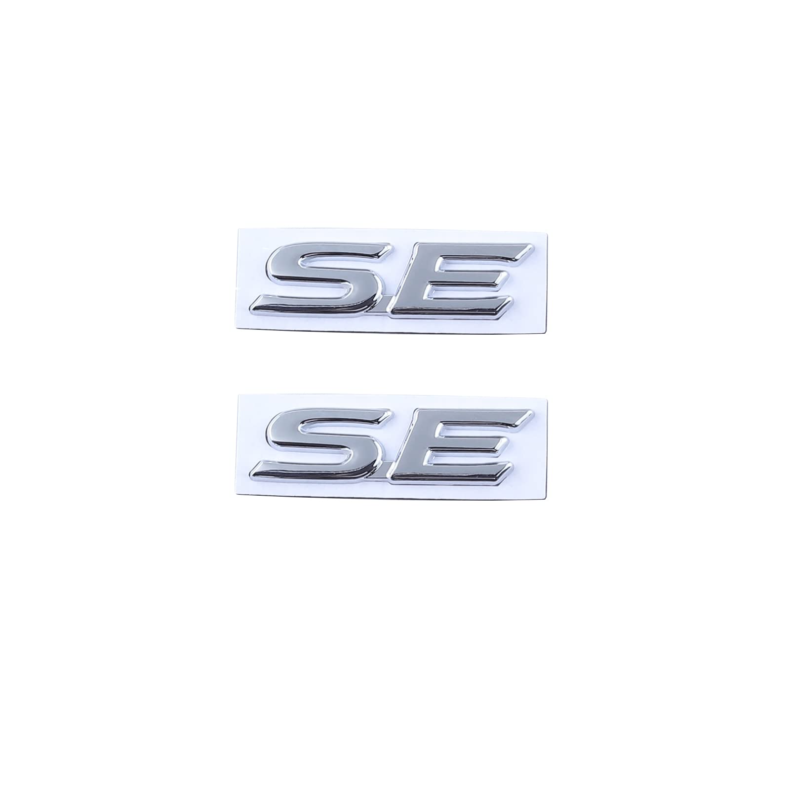 SE Emblem Auto Badge 3D Badge Namensschild Aufkleber Aufkleber Ersatz Geeignet für alle Modelle (Silber) von SGW