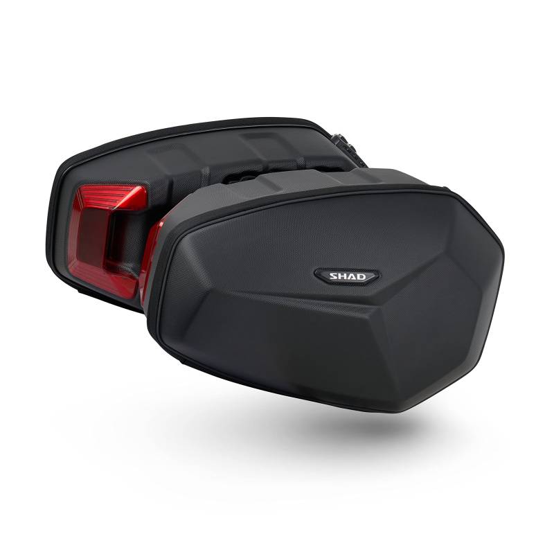 Hard Shell Saddle Bags E48SR 2 un, TU EU, Schwarz von SHAD
