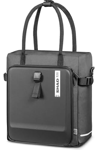 SHAD Bikes - Daily Tote Bag 16L | Fahrradtasche für Stadtfahrer | Anpassbare Fahrradtasche | Gepolstertes Fach | Fahrradtaschen aus R-Pet-Material | Bis zu 4 kg Traglast von SHAD