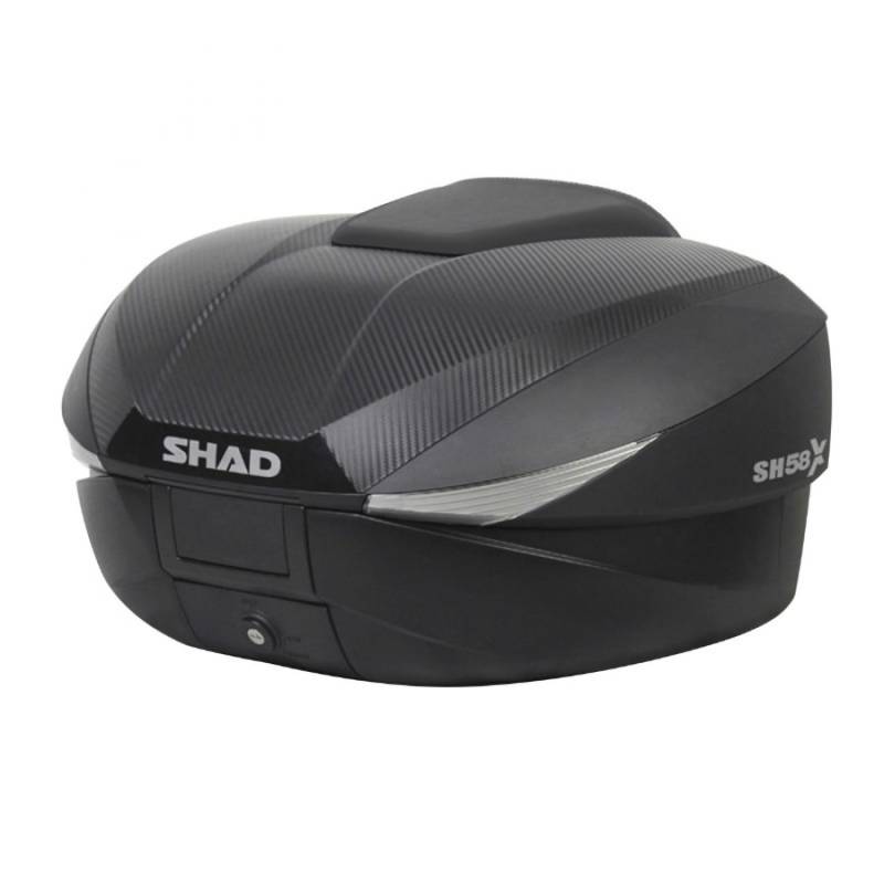 SHAD D0B58106 Expandable Top Case SH58X, Black, 0 von SHAD