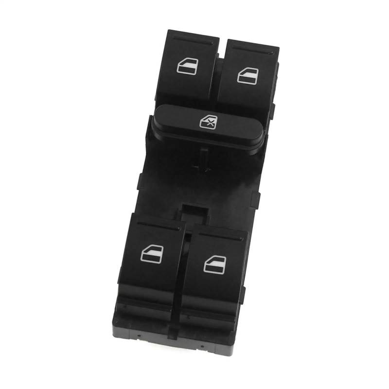 Fensterheberschalter Auto Vorne Links Fahrer Spiegel Tür Fenster Control Schalter Regler Taste Für Golf MK5 MK6 2006-2013 von SHANSHAN
