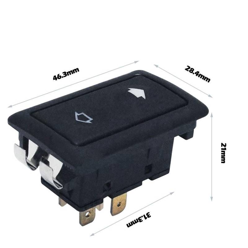 Fensterheberschalter Universal Auto Elektrische Fenster Schalter Taste Abdeckung Power Controller Kippschalter von SHANSHAN