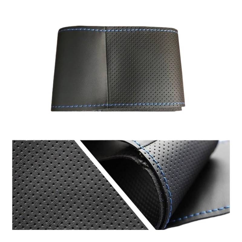 Lenkradbezug PU DIY Schwarz Auto Lenkrad Abdeckung Für 320d 325i 335i X1 E84 E90 E91 Auto Zubehör von SHANSHAN
