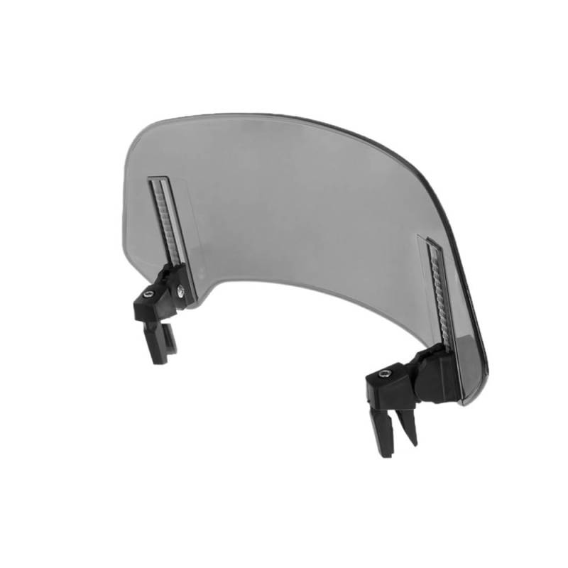 Motorrad Windschild Erhöhen Sie Die Windschutzscheibe Windschutzscheibe Universal Motorrad Cruiser Roller Einstellbare Windabweiser Spoilerverlängerung von SHANSHAN