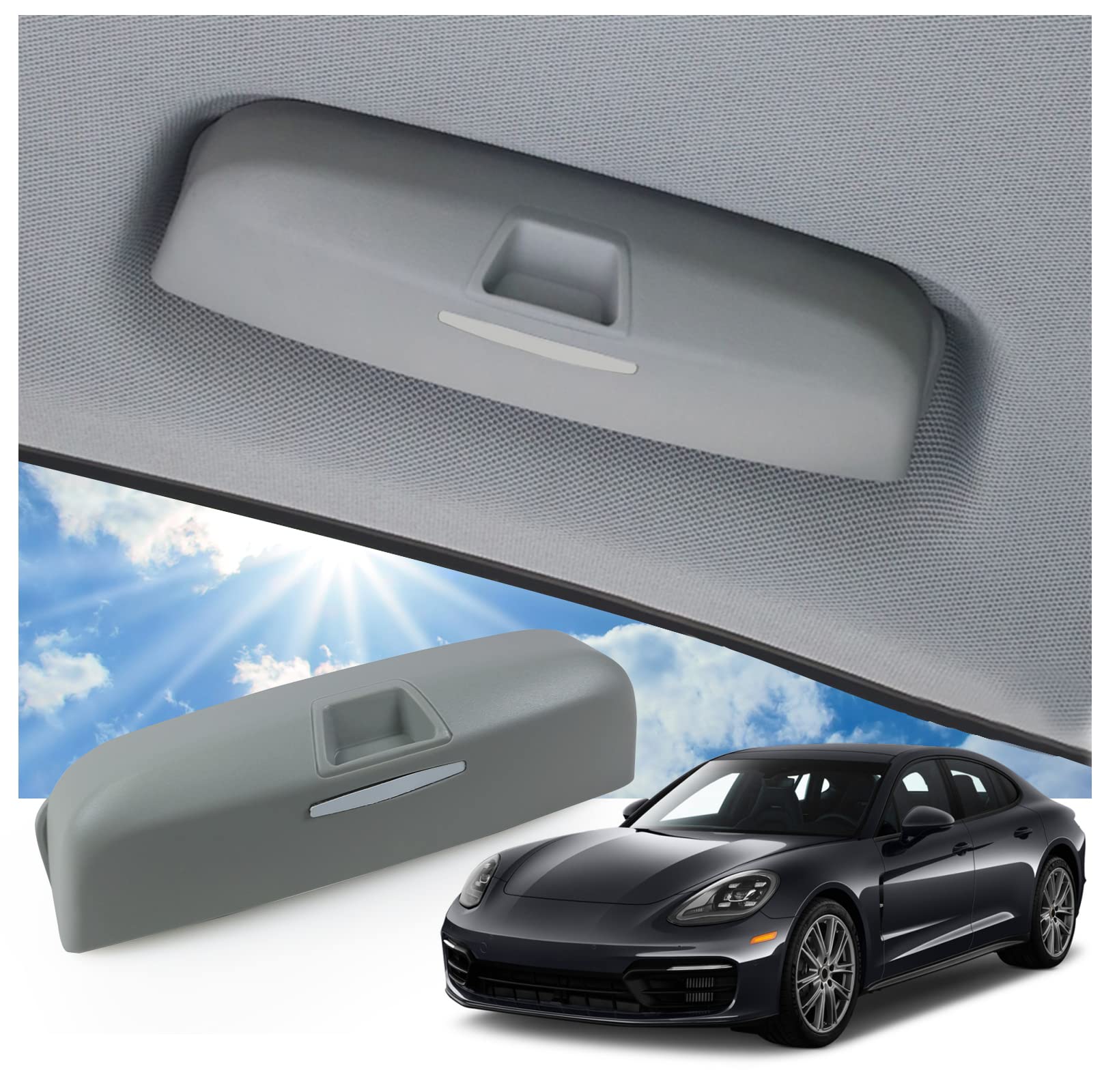 SHAOHAO Sonnenbrillenhalter Brillenetui Kompatibel mit Audi Q3 F3 /A4 B9 / A5 F5/ Q5 FY Grau Auto Brillenhalter Auto Glasses Case Holder Brillenetui Käfig Audi Q3 zubehör Audi A4 zubehör SHAOHAO Sonnenbrillenhalter Brillenetui Kompatibel mit Audi Q3 F3 /A4 B9 / A5 F5/ Q5 FY Grau Auto Brillenhalter Auto Glasses Case Holder Brillenetui Käfig Audi Q3 zubehör Audi A4 zubehör von SHAOHAO