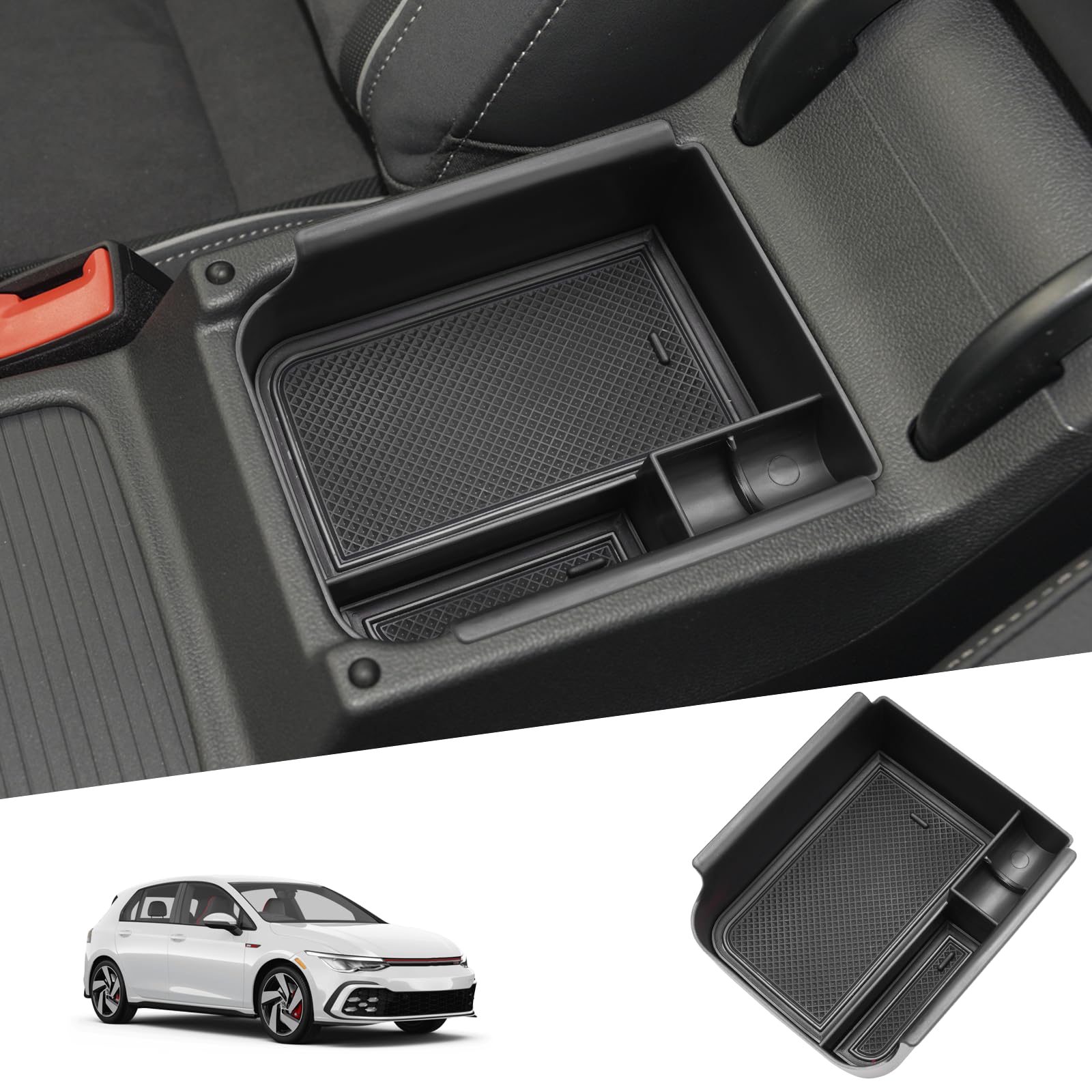 SHAOHAO Kompatibel mit VW GOLF8 golf8.5 2020-2025 Mittelkonsole Armlehne Aufbewahrungsbox Zubehör Mittelarmlehne Organizer Tray Multifunktionaler Handschuhfach Golf 8 zubehör SHAOHAO Kompatibel mit VW GOLF8 golf8.5 2020-2025 Mittelkonsole Armlehne Aufbewahrungsbox Zubehör Mittelarmlehne Organizer Tray Multifunktionaler Handschuhfach Golf 8 zubehör von SHAOHAO