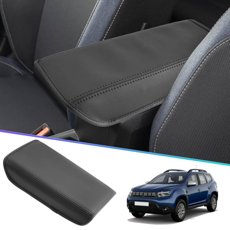 SHAOHAO Mittelarmlehne Abdeckung Kompatibel mit Neu Dacia Duster 3 2024 2025 2026 Mittelkonsole Armlehnenbezug Mittelarmlehnenabdeckung Dacia Duster 3 zubehör von SHAOHAO