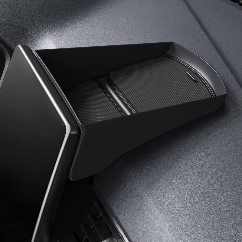 SHAOHAO Mittelkonsole Aufbewahrungsbox für Renault Captur 2 2020-2024 9.3-Zoll Mittelkonsole hinter dem Bildschirm Organizer Tray Navigations-Staufach renault captur zubehör von SHAOHAO
