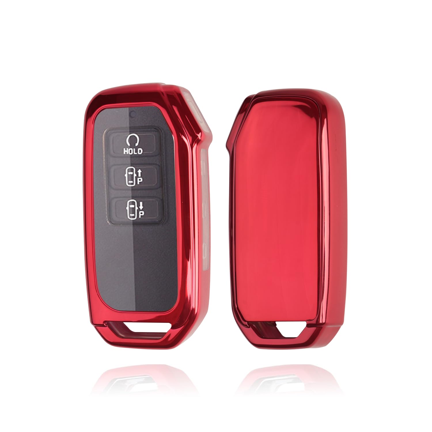 SHAOHAO Kompatibel mit Kia EV6 2021 2022 2023 GT Line Schlüssel Hülle TPU Silikon Autoschlüssel Schlüsselhülle Autofernbedienungen Schutzhülle Cover (Rot)… von SHAOHAO