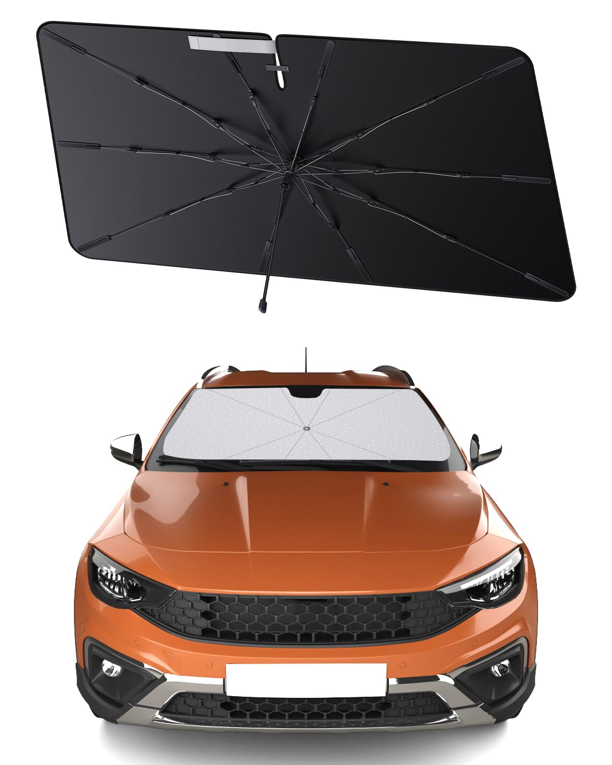 SHAOHAO kompatibel mit FIAT tipo Cross 2016-2025 Sonnenschirm Auto Auto Sonnenschutz Frontscheibe Faltbar UV-Schutz Sonnenschirm knitterfreier Stoff FIAT tipo Cross zubehör SHAOHAO kompatibel mit FIAT tipo Cross 2016-2025 Sonnenschirm Auto Auto Sonnenschutz Frontscheibe Faltbar UV-Schutz Sonnenschirm knitterfreier Stoff FIAT tipo Cross zubehör von SHAOHAO