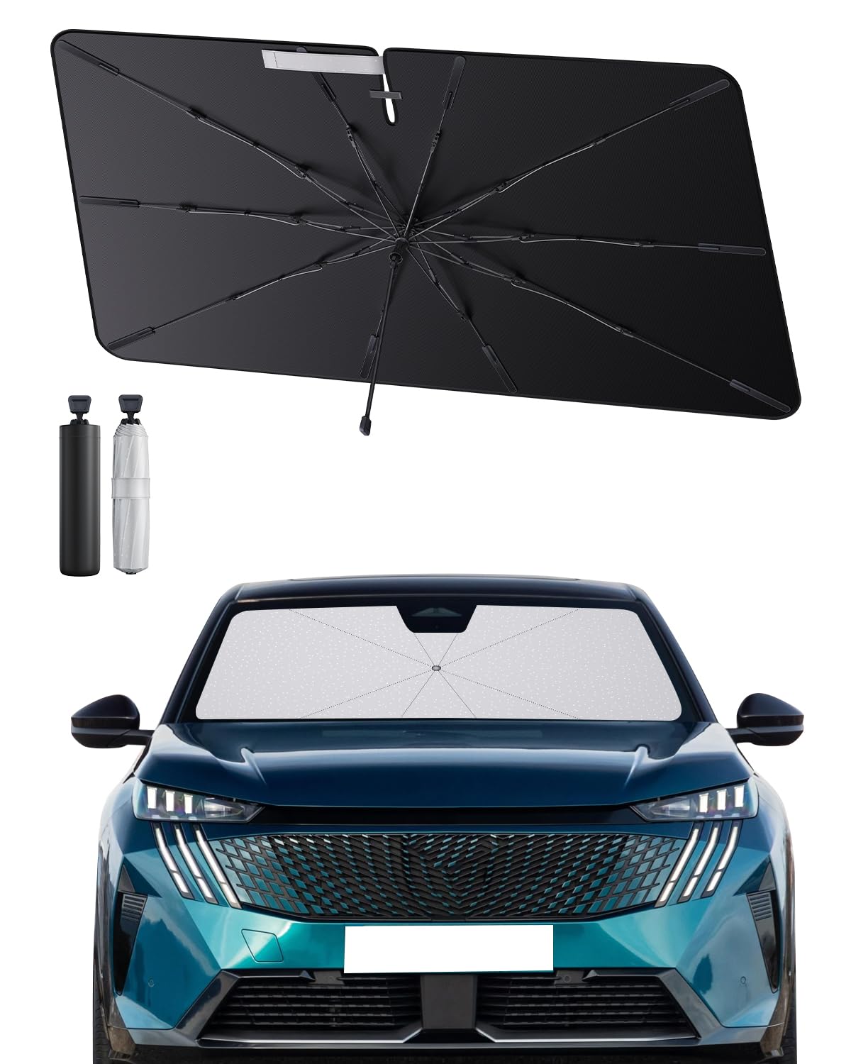 SHAOHAO kompatibel mit Peugeot 3008 E3008 2024 2025 2026 Sonnenschirm Auto Auto Sonnenschutz Frontscheibe Faltbar UV-Schutz Sonnenschirm knitterfreier Stoff Peugeot 3008 zubehör SHAOHAO kompatibel mit Peugeot 3008 E3008 2024 2025 2026 Sonnenschirm Auto Auto Sonnenschutz Frontscheibe Faltbar UV-Schutz Sonnenschirm knitterfreier Stoff Peugeot 3008 zubehör von SHAOHAO