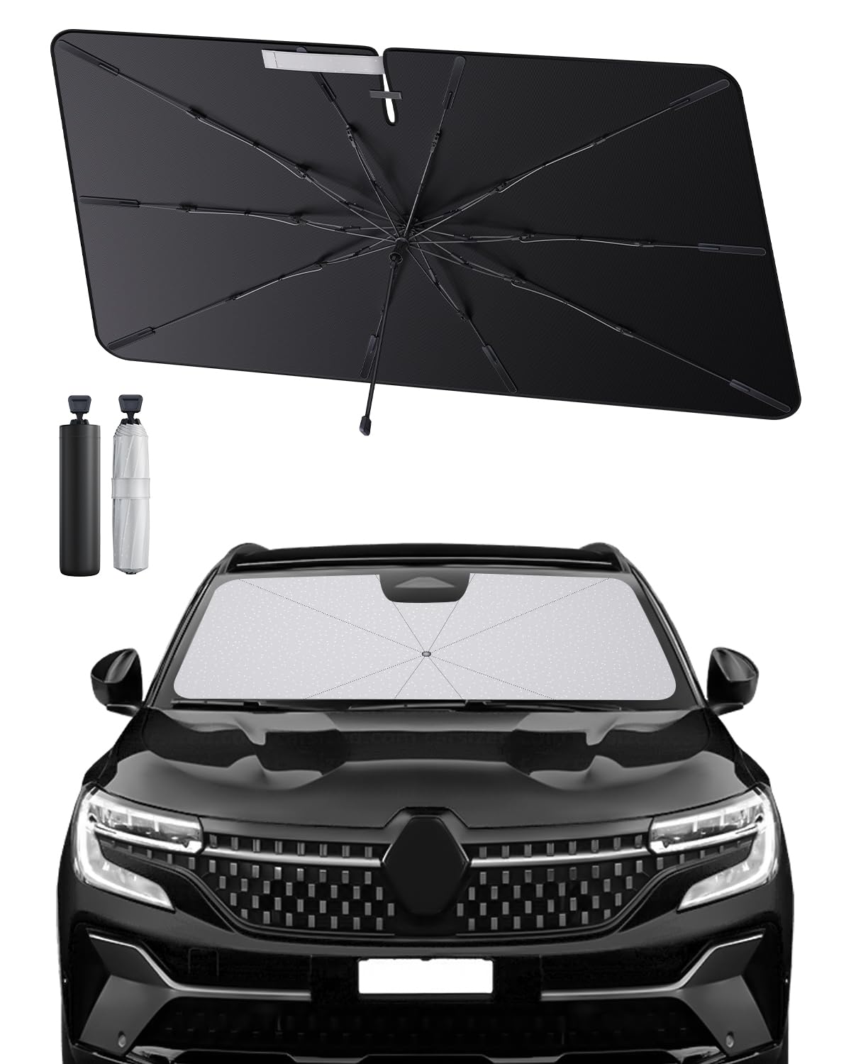 SHAOHAO kompatibel mit Renault Austral 2023 2024 2025 Sonnenschirm Auto Auto Sonnenschutz Frontscheibe Faltbar UV-Schutz Sonnenschirm knitterfreier Stoff Renault Austral zubehör SHAOHAO kompatibel mit Renault Austral 2023 2024 2025 Sonnenschirm Auto Auto Sonnenschutz Frontscheibe Faltbar UV-Schutz Sonnenschirm knitterfreier Stoff Renault Austral zubehör von SHAOHAO