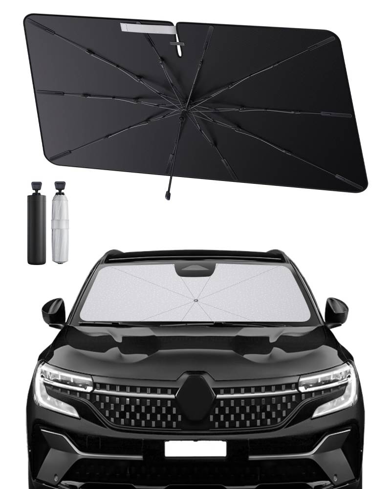 SHAOHAO kompatibel mit Renault Austral 2023 2024 2025 Sonnenschirm Auto Auto Sonnenschutz Frontscheibe Faltbar UV-Schutz Sonnenschirm knitterfreier Stoff Renault Austral zubehör von SHAOHAO