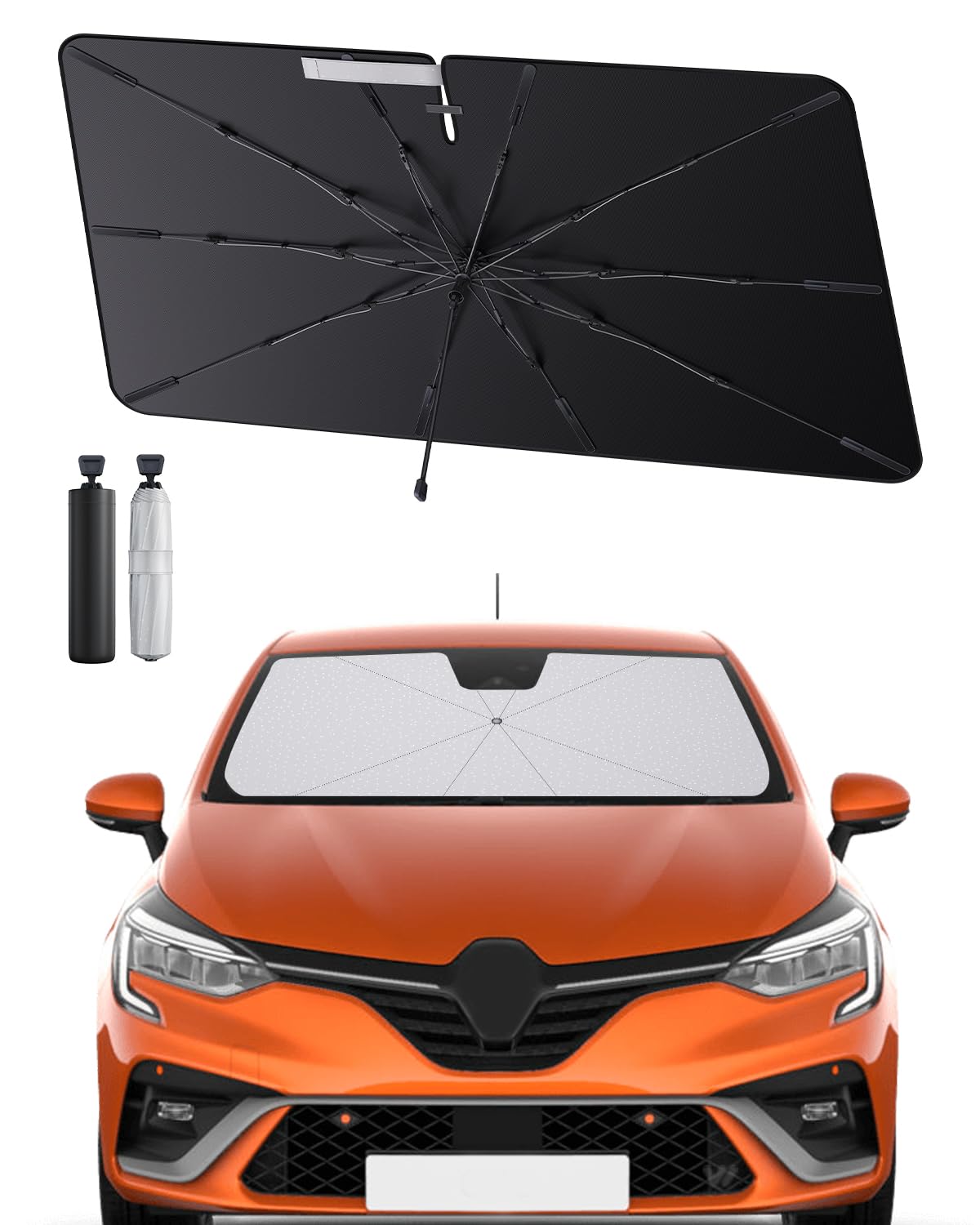 SHAOHAO kompatibel mit Renault CLIO4 2013-2019 Sonnenschirm Auto Auto Sonnenschutz Frontscheibe Faltbar UV-Schutz Sonnenschirm knitterfreier Stoff Renault CLIO4 zubehör SHAOHAO kompatibel mit Renault CLIO4 2013-2019 Sonnenschirm Auto Auto Sonnenschutz Frontscheibe Faltbar UV-Schutz Sonnenschirm knitterfreier Stoff Renault CLIO4 zubehör von SHAOHAO