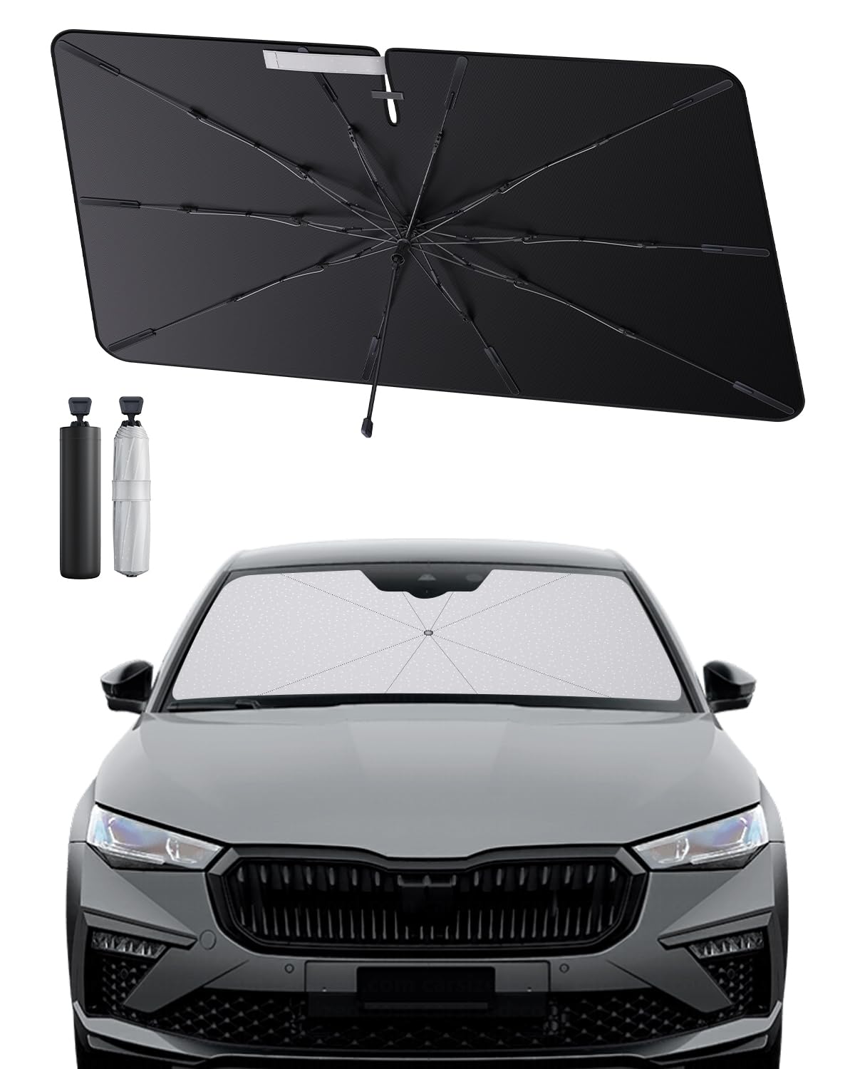 SHAOHAO kompatibel mit Skoda Scala 2019-2025 Sonnenschirm Auto Auto Sonnenschutz Frontscheibe Faltbar UV-Schutz Sonnenschirm knitterfreier Stoff Skoda Scala zubehör SHAOHAO kompatibel mit Skoda Scala 2019-2025 Sonnenschirm Auto Auto Sonnenschutz Frontscheibe Faltbar UV-Schutz Sonnenschirm knitterfreier Stoff Skoda Scala zubehör von SHAOHAO