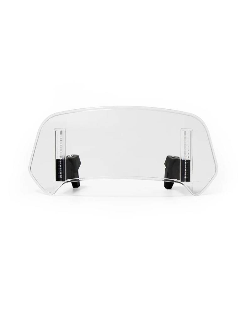 Windschild Motorrad Für Suzuki Für VS 600 800 DL650 DL1000 DL250 V-STROM 650 1000 XT Motorrad Windschutzscheibe Verlängerung Spoiler Windschutz Air Deflektor Motorrad Windabweiser(A Small Transparent) von SHAOXING