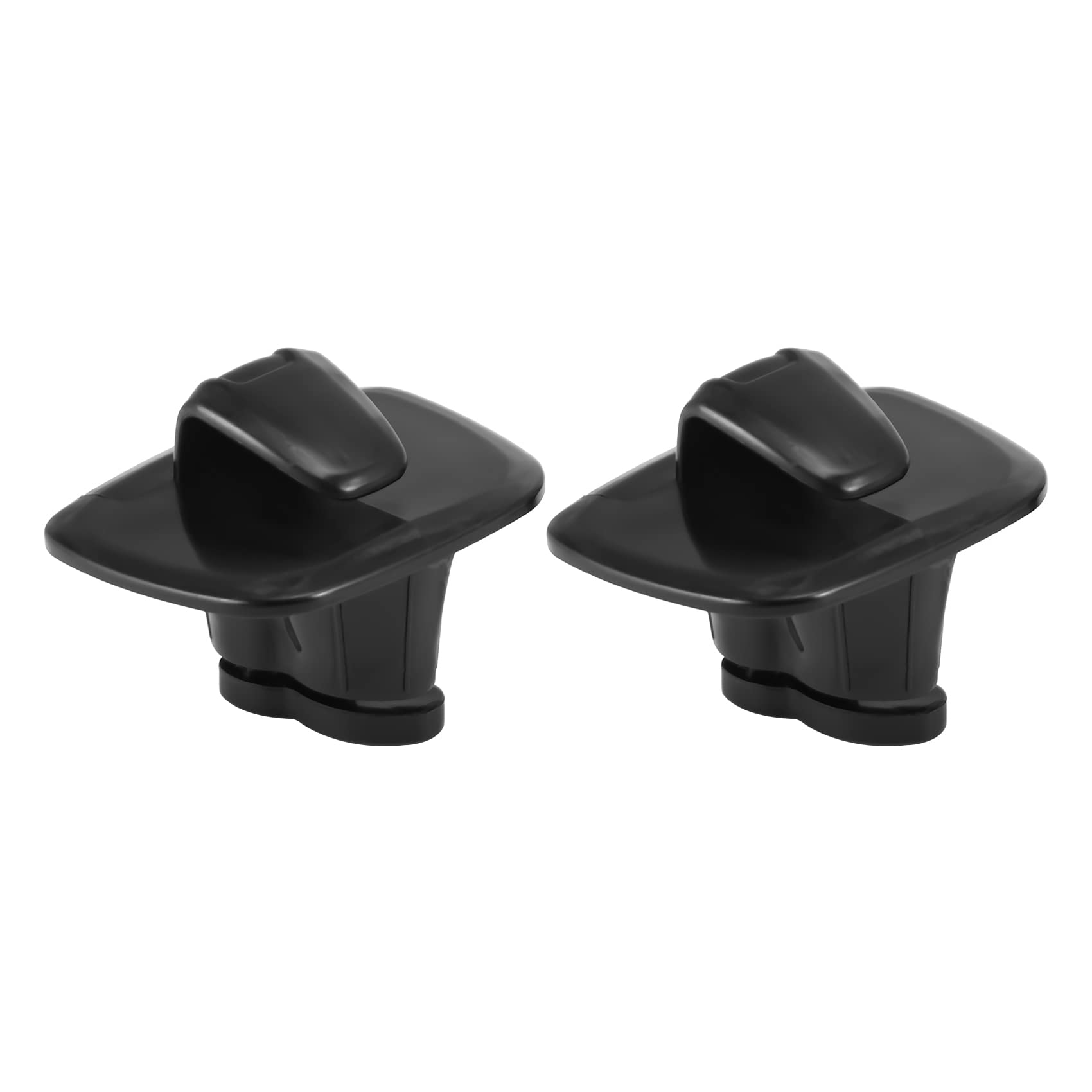 SHAPOKY 2 Stück Dachhaken für den Innenraum des Autos, schwarz, ABS, Kleiderbügel, Hakenleiste für V90 S90 XC40 XC60 XC90 2015–2020 von SHAPOKY