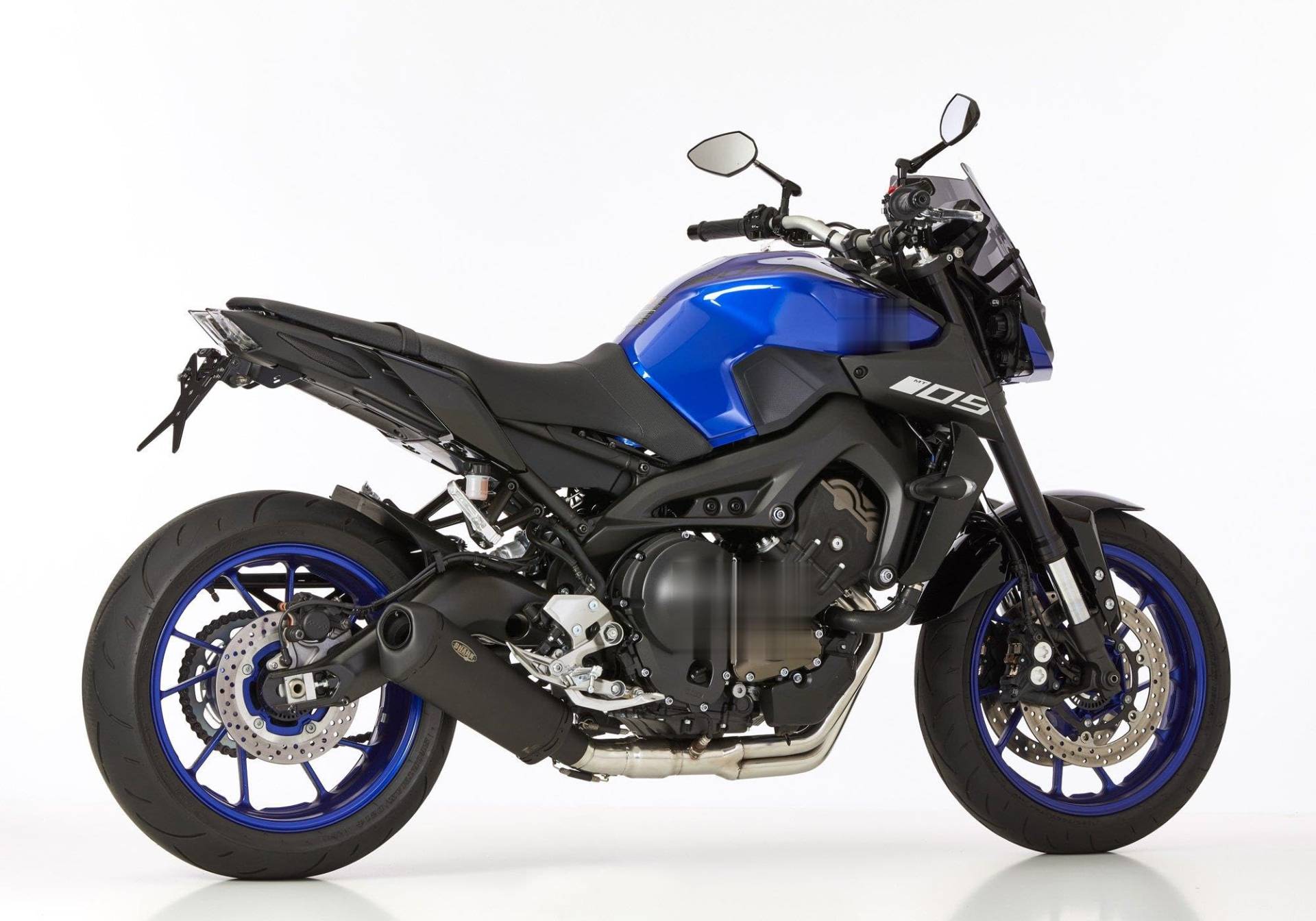 DSX-10 Komplettanlage (3-1) kompatibel mit YAMAHA MT-09 / SP RN43 847 ccm Bj. 2017-2020 von SHARK PERFORMANCE