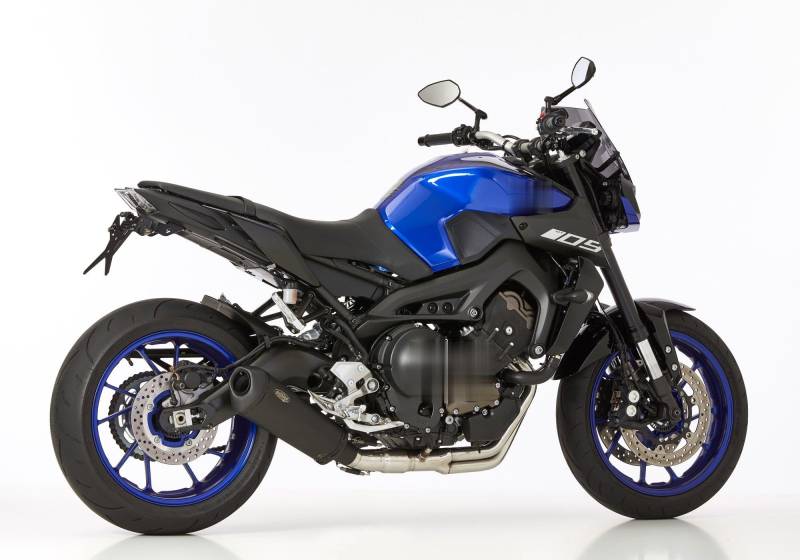 DSX-10 Komplettanlage (3-1) kompatibel mit YAMAHA MT-09 / SP RN43 847 ccm Bj. 2017-2020 von SHARK PERFORMANCE