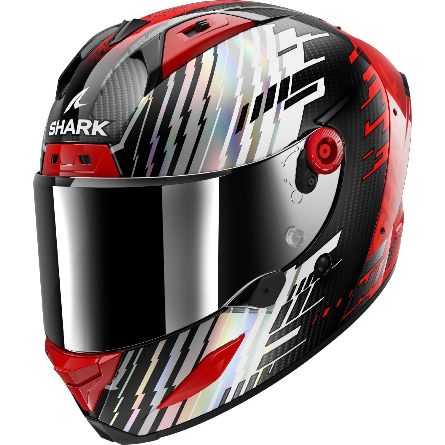 SHARK, Integraler Motorradhelm AERON EDGY Carbon Red Chrome DRU, M SHARK, Integraler Motorradhelm AERON EDGY Carbon Red Chrome DRU, M von SHARK