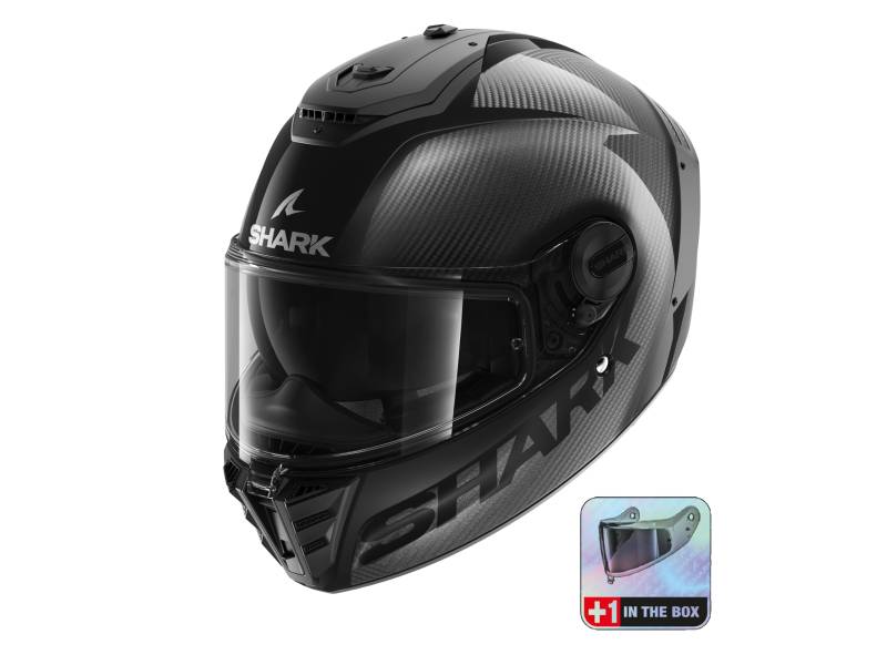SHARK, Integraler Motorradhelm SPARTAN RS CARBON SKIN DAD, M (+ Rauchschutz zusätzlich) von SHARK