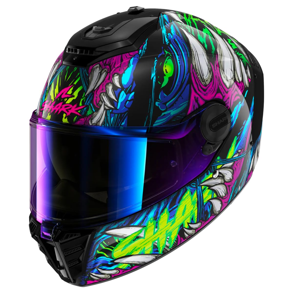 SHARK, Integraler Motorradhelm SPARTAN RS SHAYTAN Black Green Violet, S SHARK, Integraler Motorradhelm SPARTAN RS SHAYTAN Black Green Violet, S von SHARK