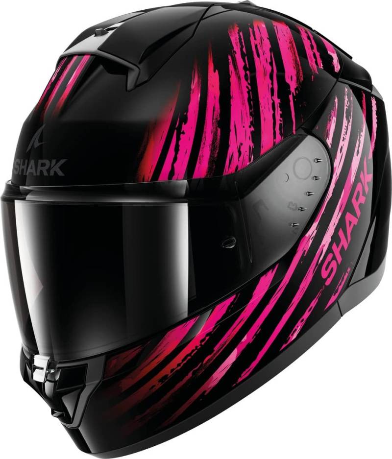 SHARK, Integraler Motorradhelm RIDILL 2 ASSYA Black/Pink KVV, XS von SHARK