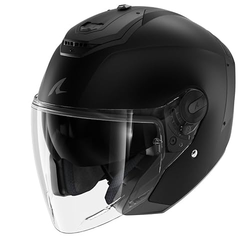 SHARK, Jet-Motorradhelm RS JET BLANK Matt Black, L von SHARK