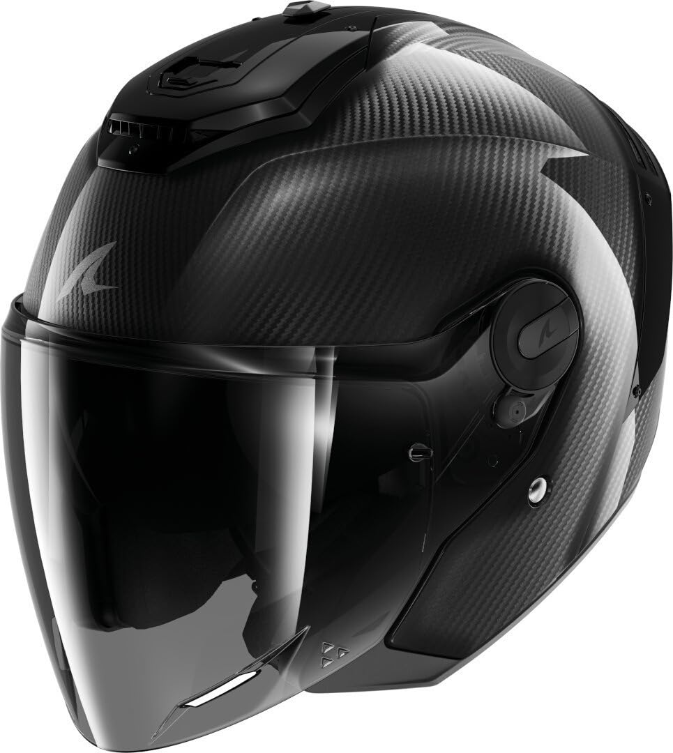SHARK, Jet-Motorradhelm RS JET FULL CARBON Anthracite Carbon DAD, L SHARK, Jet-Motorradhelm RS JET FULL CARBON Anthracite Carbon DAD, L von SHARK