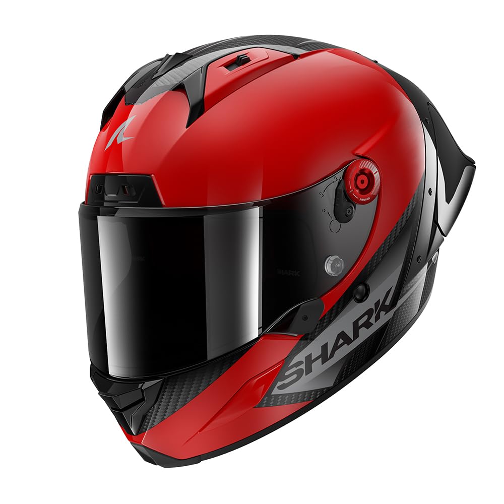 SHARK Unisex Aeron-GP BLANK SP DRA Integraler Motorradhelm, Carbon Red Anthracite, XL SHARK Unisex Aeron-GP BLANK SP DRA Integraler Motorradhelm, Carbon Red Anthracite, XL von SHARK