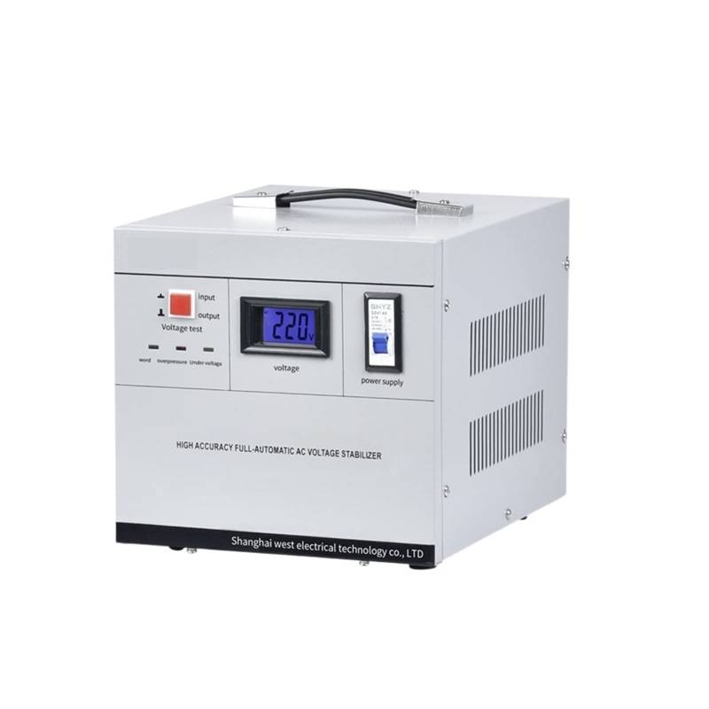 Leistungstransformatoren 3000W Haushaltseinphase LCD Servo Motor Control Intelligence Automatische Spannungsregler Stabilisator Stromstabilisator DC Energieversorgung von SHEHUALI