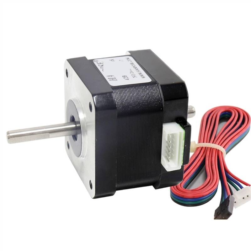 Planetengetriebe, Nema17 Schrittmotor 12V 1,3A 28N.CM 17HS3401S-D 4-adrig for CNC 3D Drucker Monitor Ausrüstung Doppel Welle Schrittmotor von SHEHUALI