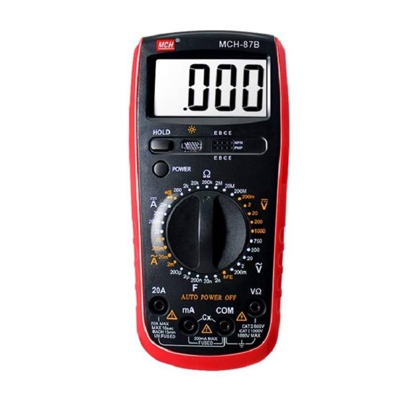 Variables Netzteil, Dreieinhalb Digitalmultimeter Handheld Portable High Precision Haushalt Electric Mini Pocket MCH-87B von SHEHUALI