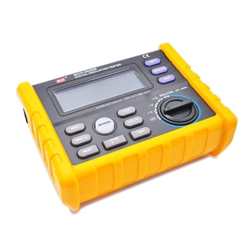 Variables Netzteil, Isolationswiderstand Tester 1000V Digital Megohmmeter Hochspannungselektronik Tramegger Store Funktion 9850 von SHEHUALI
