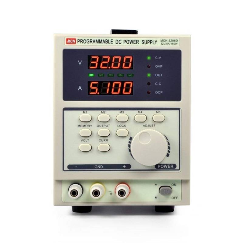 Variables Netzteil, MCH3205D Programmierbare, stabilisierte Gleichstromversorgung Vierstellige Anzeige Lineare Gleichstromversorgung von SHEHUALI