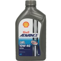 Motoröl SHELL Advance Ultra 4T 10W40 1L von Shell