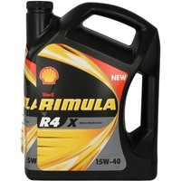 Motoröl SHELL Rimula R4 X 15W40, 5L von Shell