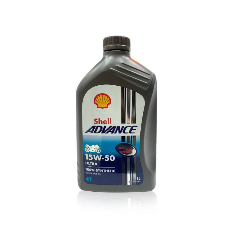 SHELL – Advance 4T 15 W50 Ultra Pure Plus Technology – Öl für Motor 100% Kunststoff – 1 Liter von Shell