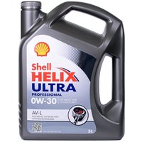 SHELL Motoröl Helix Ultra Professional AV-L 0W-30 Inhalt: 5l 550046304 von SHELL