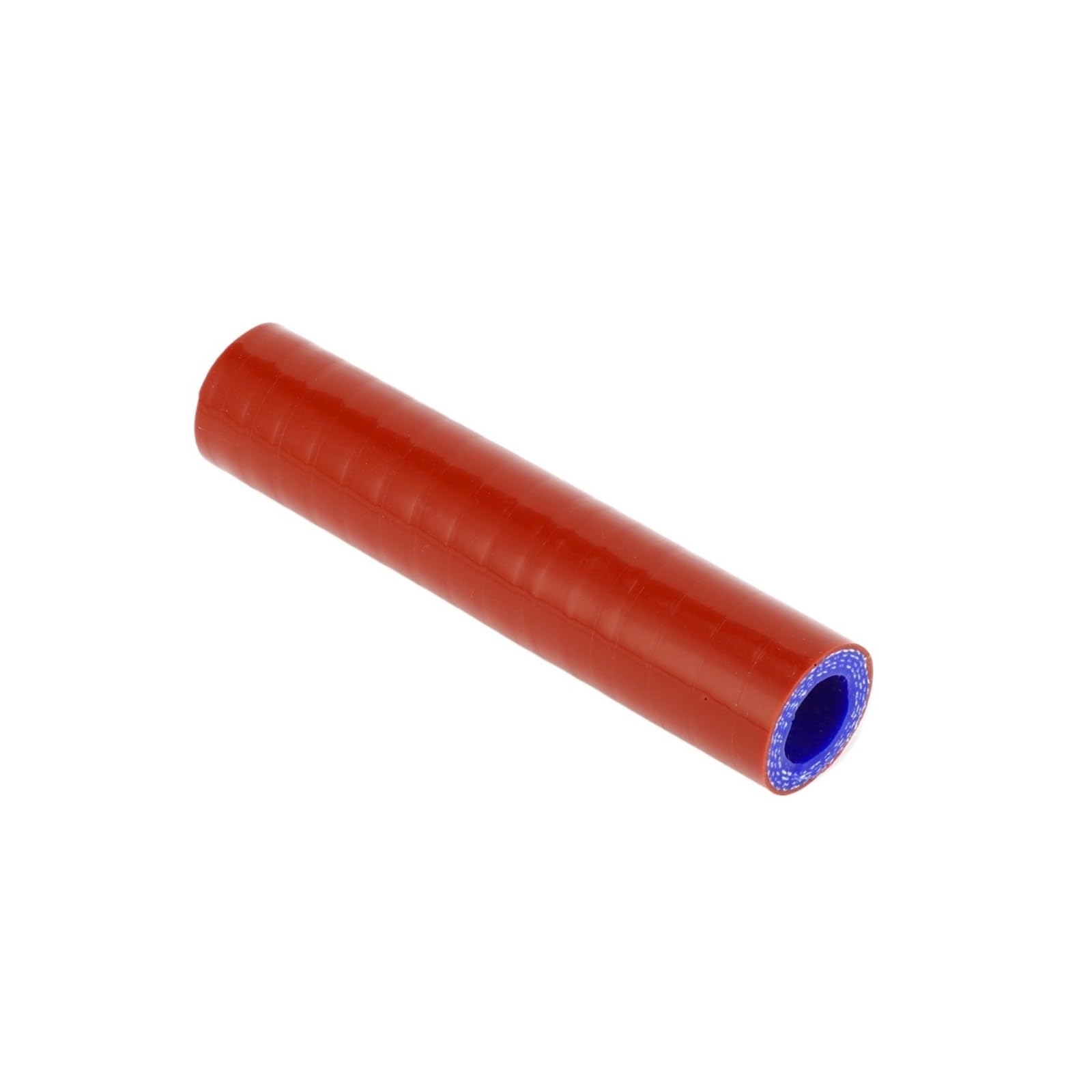 SHENGG 10/12/14/16/18/20/22/25/28/30/32/35/38/40/42/45 mm Innendurchmesser, 127 mm Länge, 4-lagig, verstärkter Auto-Silikonschlauch, Rot/Blau(25mm ID) von SHENGG